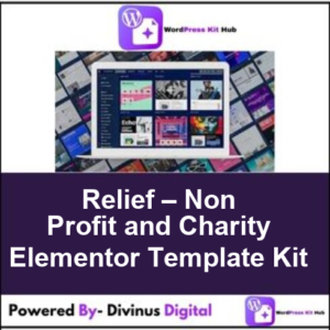 Relief – Non Profit and Charity Elementor Template Kit