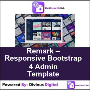 Remark – Responsive Bootstrap 4 Admin Template