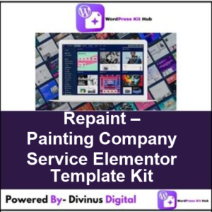 Repaint – Painting Company Service Elementor Template Kit