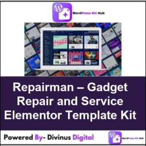 Repairman – Gadget Repair and Service Elementor Template Kit