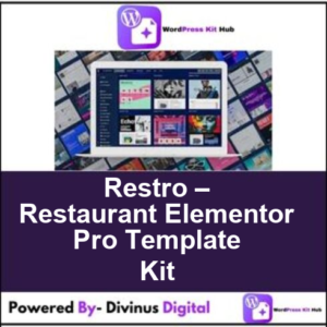 Restro – Restaurant Elementor Pro Template Kit