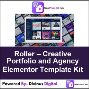 Roller – Creative Portfolio and Agency Elementor Template Kit