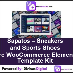 Sapatos – Sneakers and Sports Shoes Store WooCommerce Elementor Template Kit