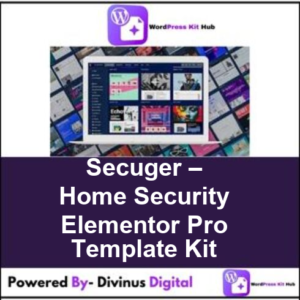 Secuger – Home Security Elementor Pro Template Kit