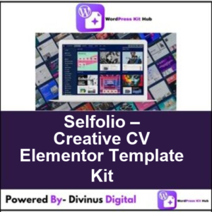 Selfolio – Creative CV Elementor Template Kit