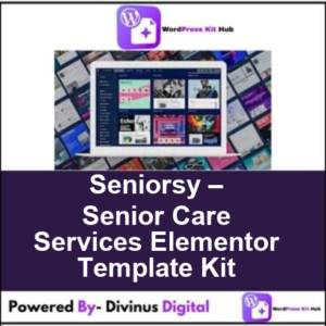 Seniorsy – Senior Care Services Elementor Template Kit