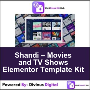 Shandi – Movies and TV Shows Elementor Template Kit