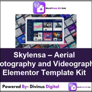 Skylensa – Aerial Photography and Videography Elementor Template Kit