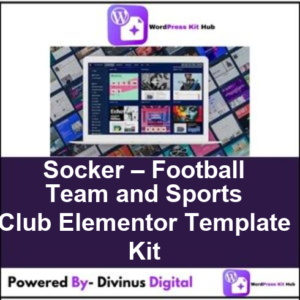 Socker – Football Team and Sports Club Elementor Template Kit