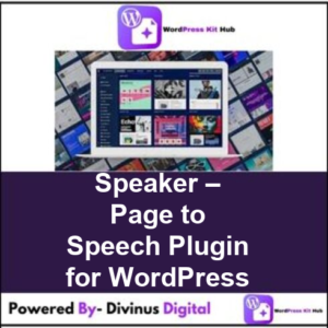 Speaker – Page to Speech Plugin for WordPress