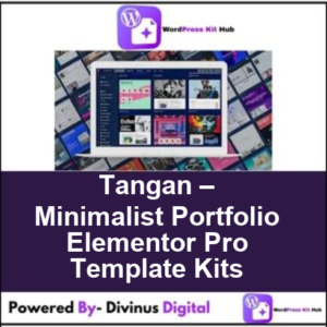 Tangan – Minimalist Portfolio Elementor Pro Template Kits
