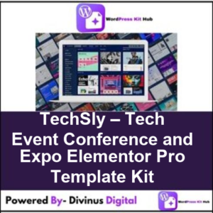 TechSly – Tech Event Conference and Expo Elementor Pro Template Kit