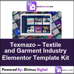 Texmazo – Textile and Garment Industry Elementor Template Kit