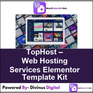TopHost – Web Hosting Services Elementor Template Kit