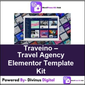 Traveino – Travel Agency Elementor Template Kit