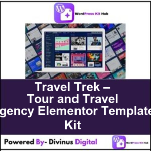 Travel Trek – Tour and Travel Agency Elementor Template Kit