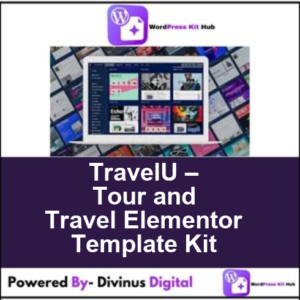 TravelU – Tour and Travel Elementor Template Kit