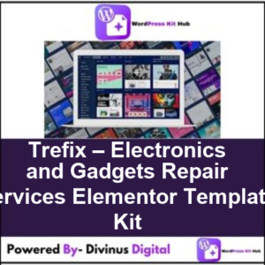 Trefix – Electronics and Gadgets Repair Services Elementor Template Kit