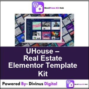 UHouse – Real Estate Elementor Template Kit