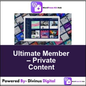 Ultimate Member – Private Content
