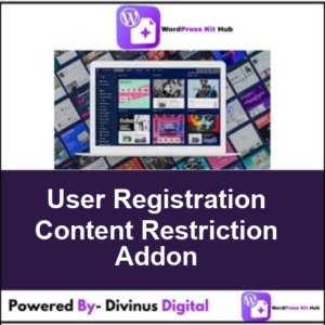 User Registration Content Restriction Addon