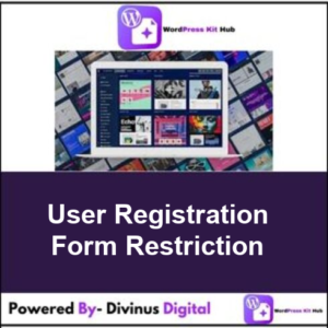 User Registration Form Restriction