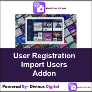 User Registration Import Users Addon