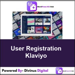 User Registration Klaviyo