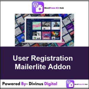 User Registration Mailerlite Addon