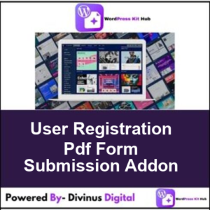 User Registration Pdf Form Submission Addon