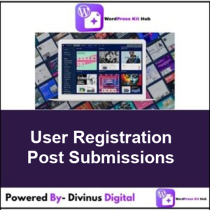 User Registration Post Submissions