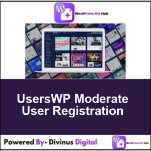 UsersWP Moderate User Registration