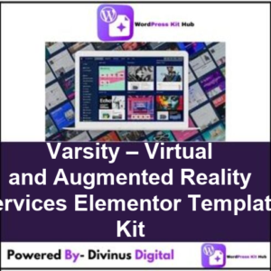 Varsity – Virtual and Augmented Reality Services Elementor Template Kit