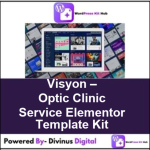 Visyon – Optic Clinic Service Elementor Template Kit