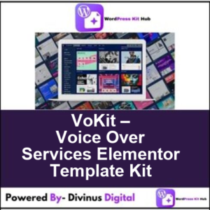 VoKit – Voice Over Services Elementor Template Kit