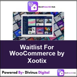 Waitlist For WooCommerce by Xootix