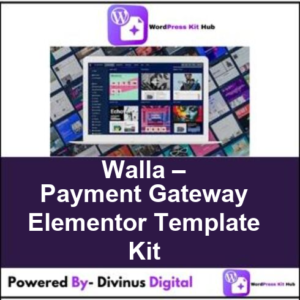 Walla – Payment Gateway Elementor Template Kit