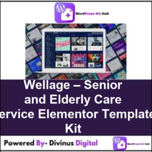 Wellage – Senior and Elderly Care Service Elementor Template Kit