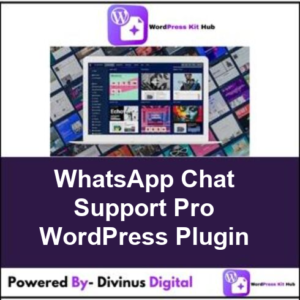 WhatsApp Chat Support Pro WordPress Plugin