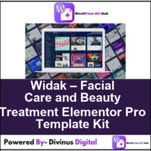 Widak – Facial Care and Beauty Treatment Elementor Pro Template Kit