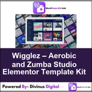 Wigglez – Aerobic and Zumba Studio Elementor Template Kit