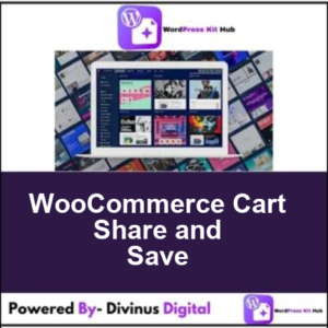 WooCommerce Cart Share and Save