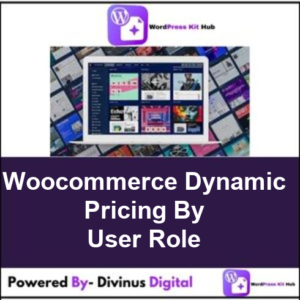 Woocommerce Dynamic Pricing By User Role