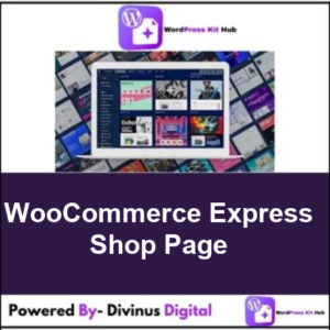WooCommerce Express Shop Page
