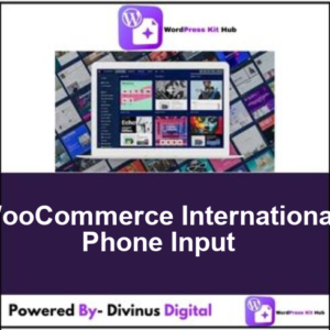 WooCommerce International Phone Input