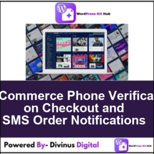 WooCommerce Phone Verification on Checkout and SMS Order Notifications