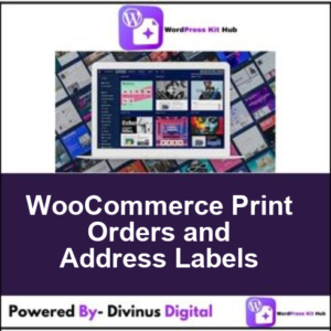 WooCommerce Print Orders and Address Labels