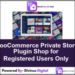 WooCommerce Private Store Plugin Shop for Registered Users Only