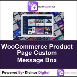 WooCommerce Product Page Custom Message Box
