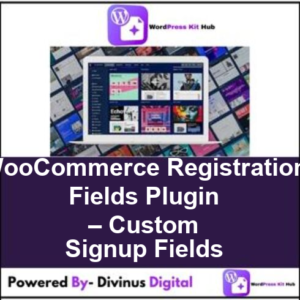 WooCommerce Registration Fields Plugin – Custom Signup Fields